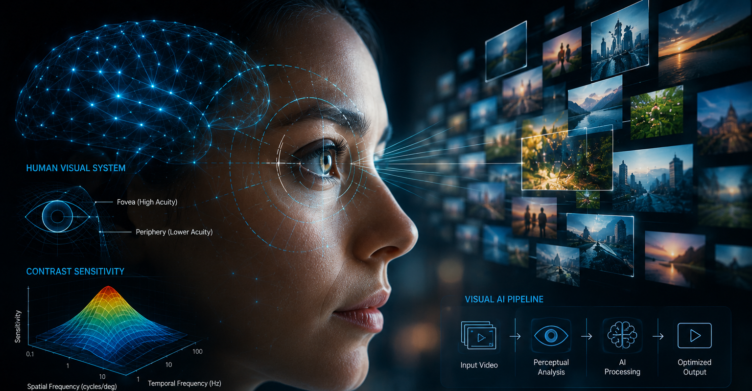 Psychovisual perception models for video AI