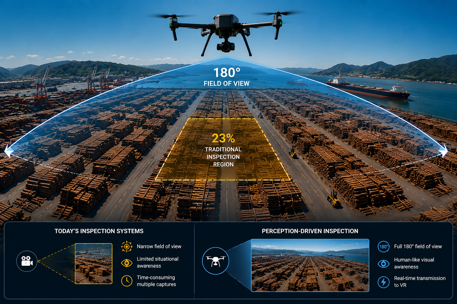 Human vision-based wide-angle aerospace video processing project