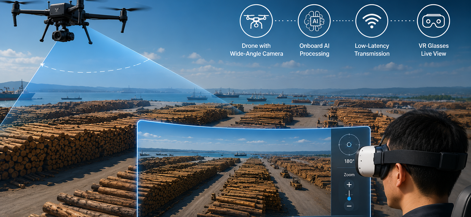 Wide-angle aerospace video processing project